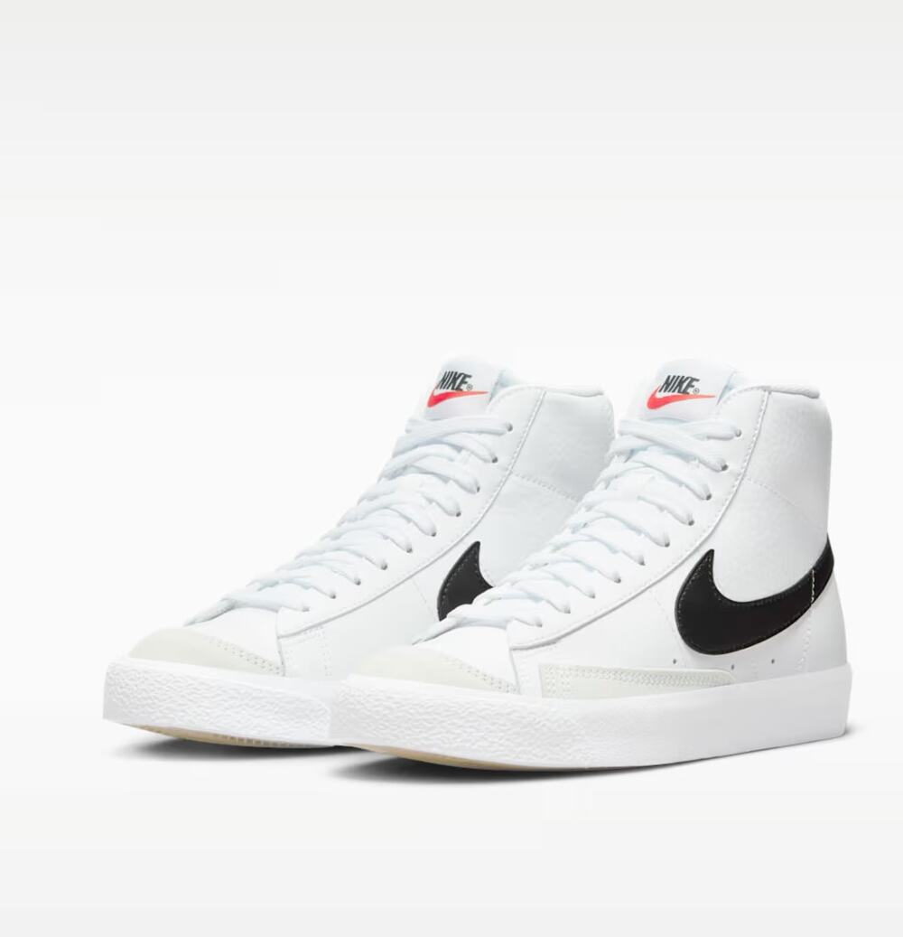 Nike Blazer Mid '77 MENS White and Black 6.5